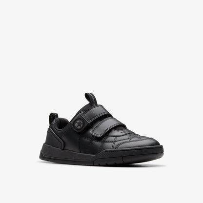 Clarks Deals / Laser Cross Kid Black Leather