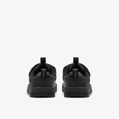 Clarks Deals / Laser Cross Kid Black Leather