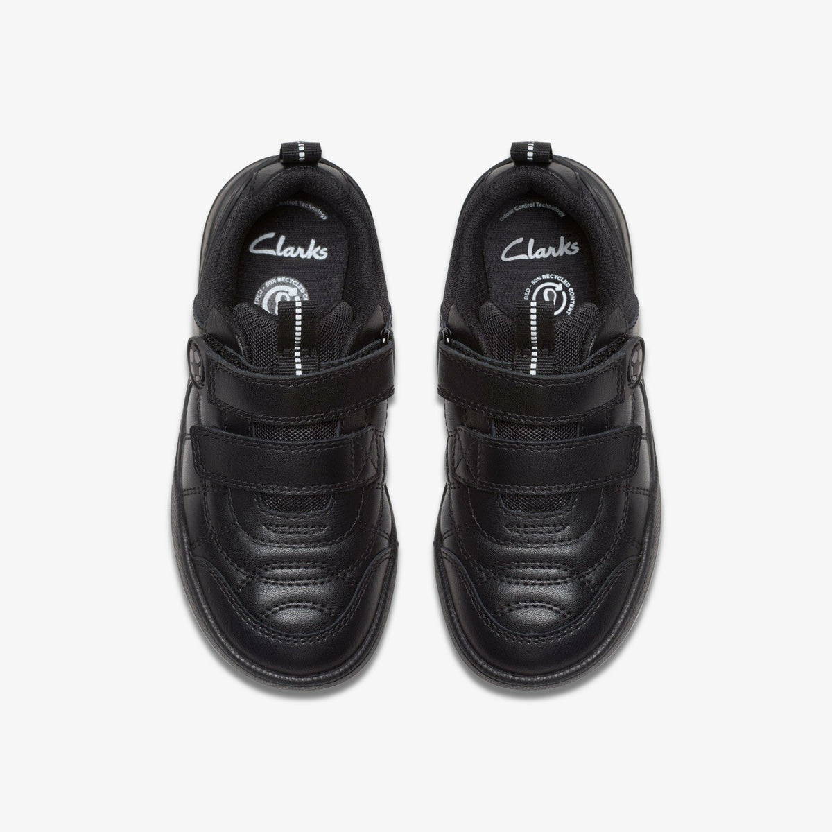 Clarks Deals / Laser Cross Kid Black Leather