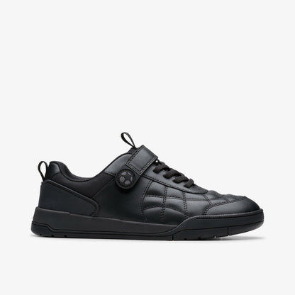 Clarks Value / Laser Cross Youth Black Leather