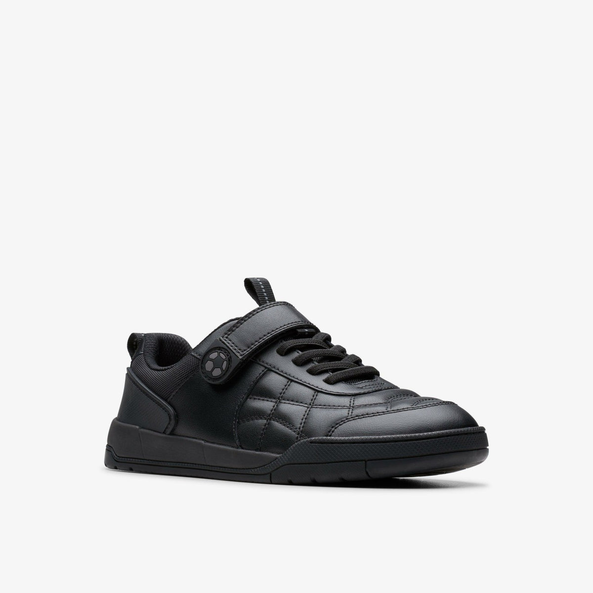 Clarks Value / Laser Cross Youth Black Leather