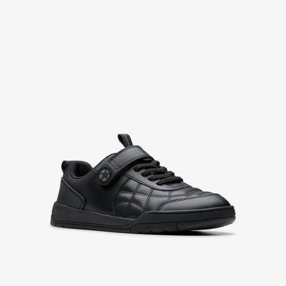 Clarks Value / Laser Cross Youth Black Leather