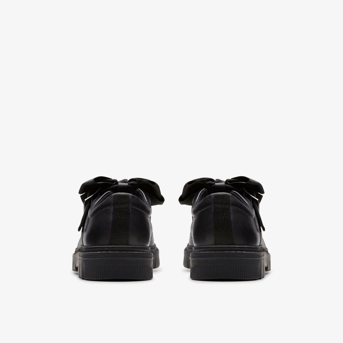 Clarks Premium / Lorcam Jane Youth Black Leather