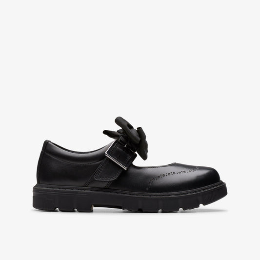 Clarks Premium / Lorcam Jane Kid Black Leather