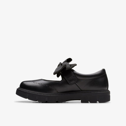 Clarks Premium / Lorcam Jane Kid Black Leather