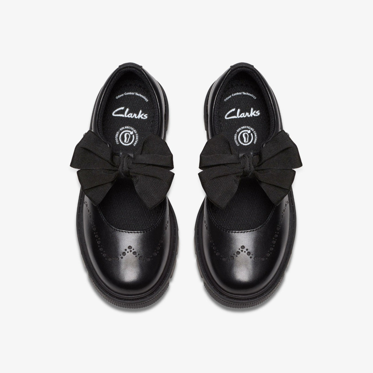 Clarks Premium / Lorcam Jane Kid Black Leather