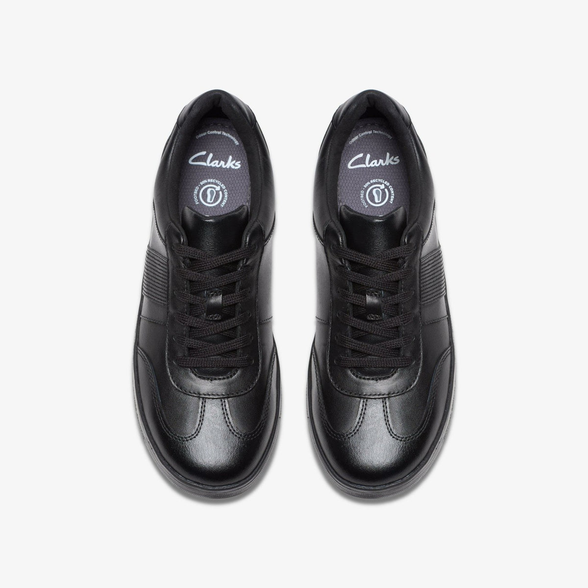 Clarks Everyday / Disco Pace Youth Black Leather