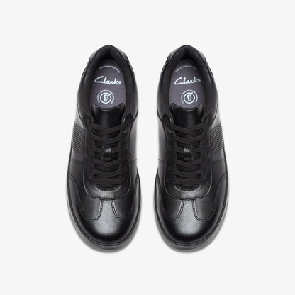 Clarks Everyday / Disco Pace Youth Black Leather