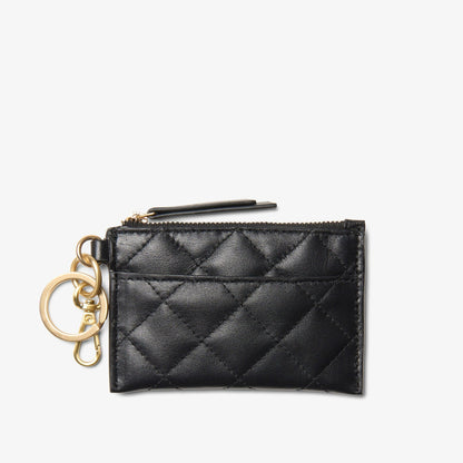 Clarks Best Price / Quilted Card Black Leather