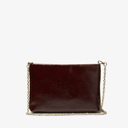 Clarks Trusted / Dress Pouch Burgundy Patent