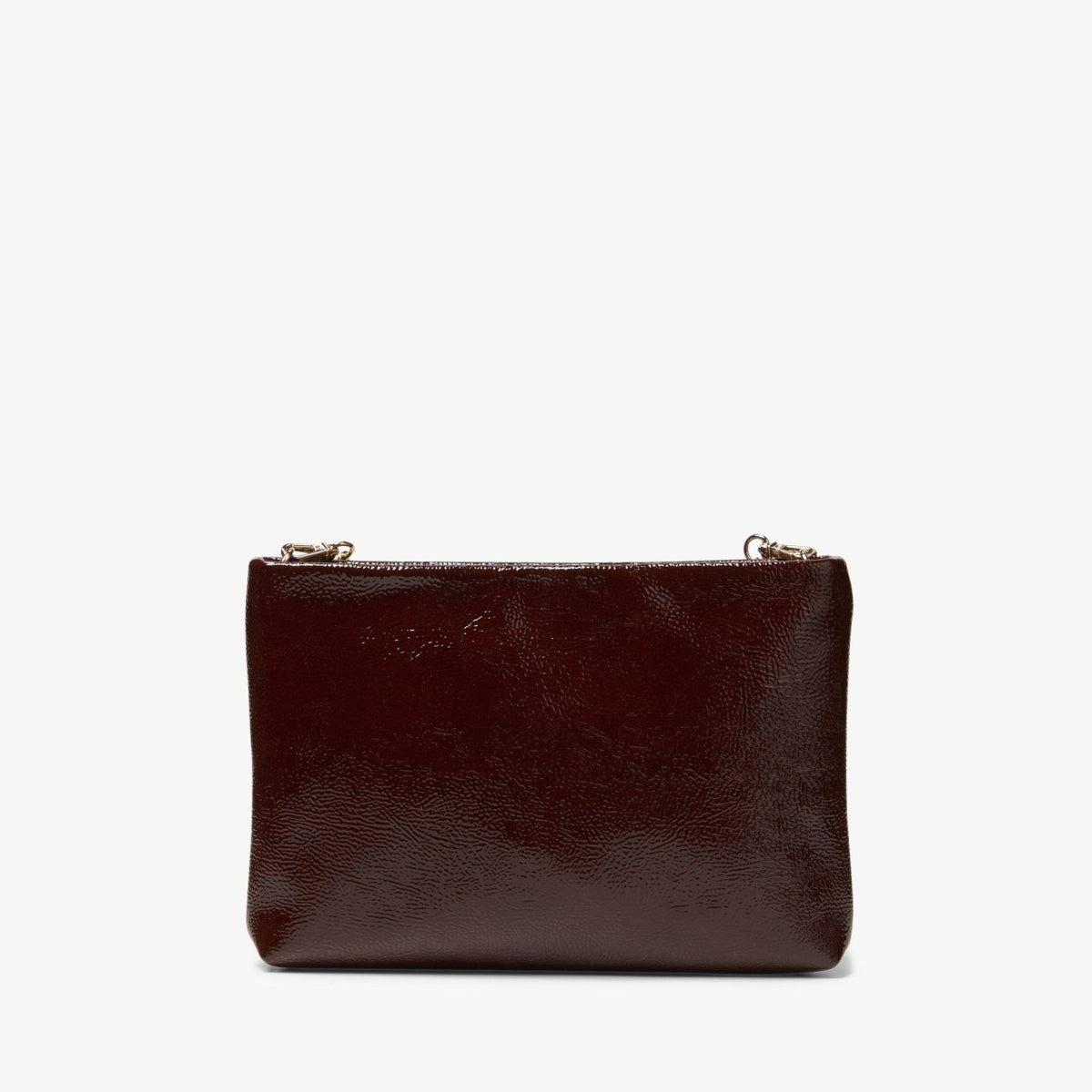 Clarks Trusted / Dress Pouch Burgundy Patent
