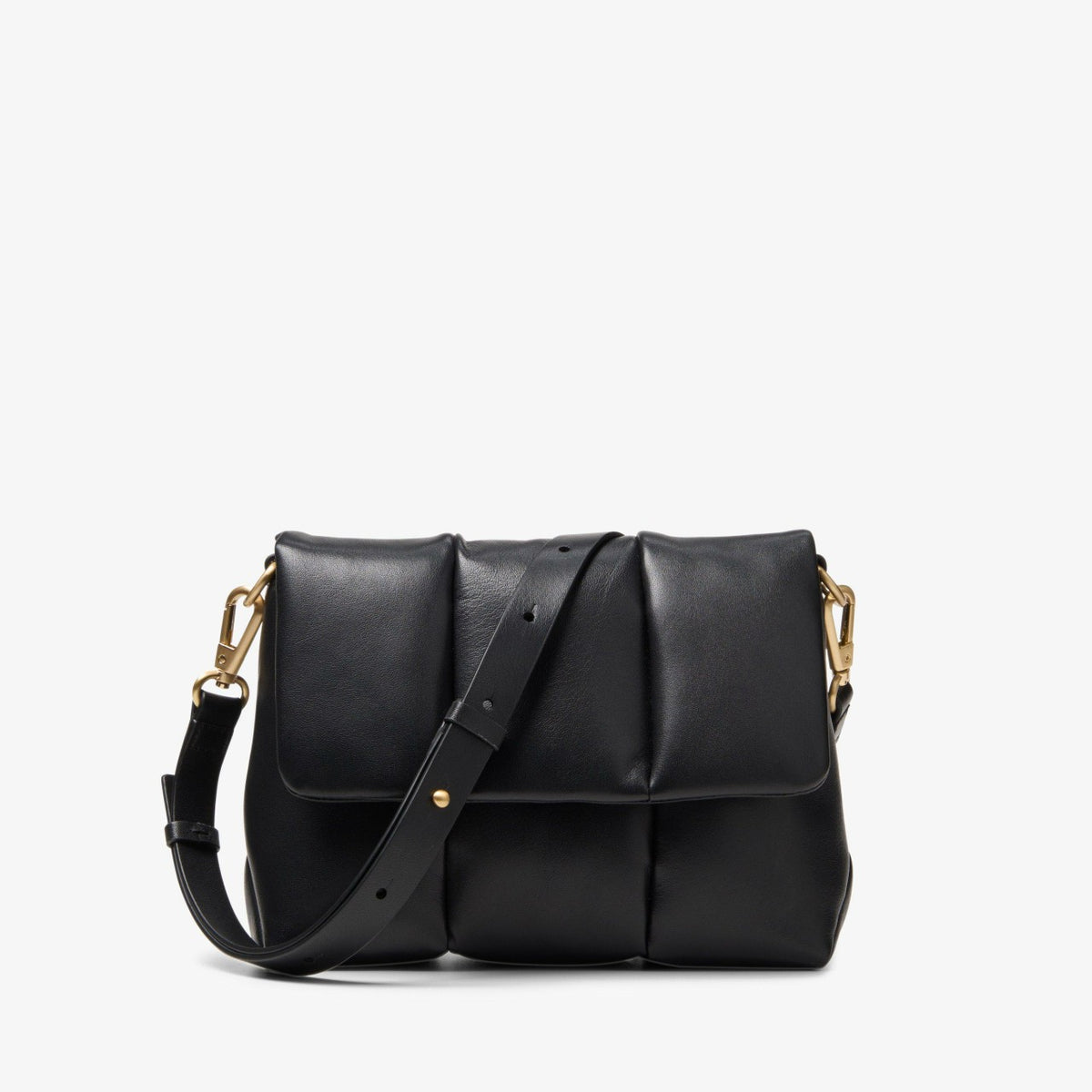 Clarks Great Value / Puffy Crossbody Black Leather