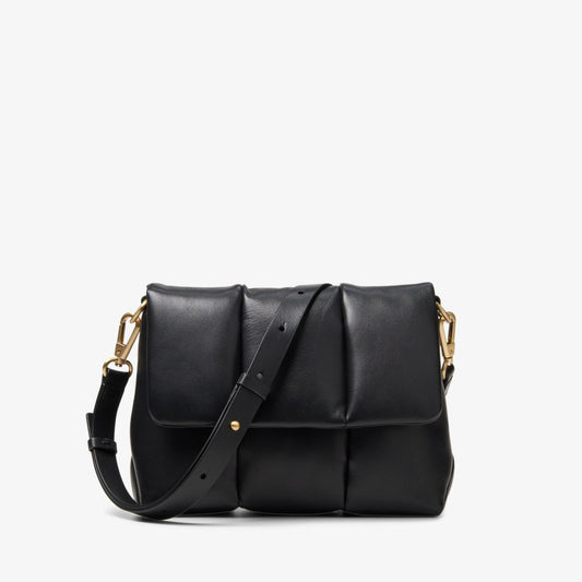 Clarks Great Value / Puffy Crossbody Black Leather