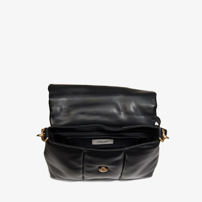 Clarks Great Value / Puffy Crossbody Black Leather