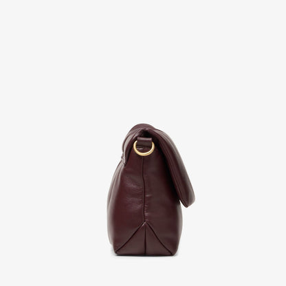 Clarks Special Offer / Puffy Crossbody Burgundy Leather
