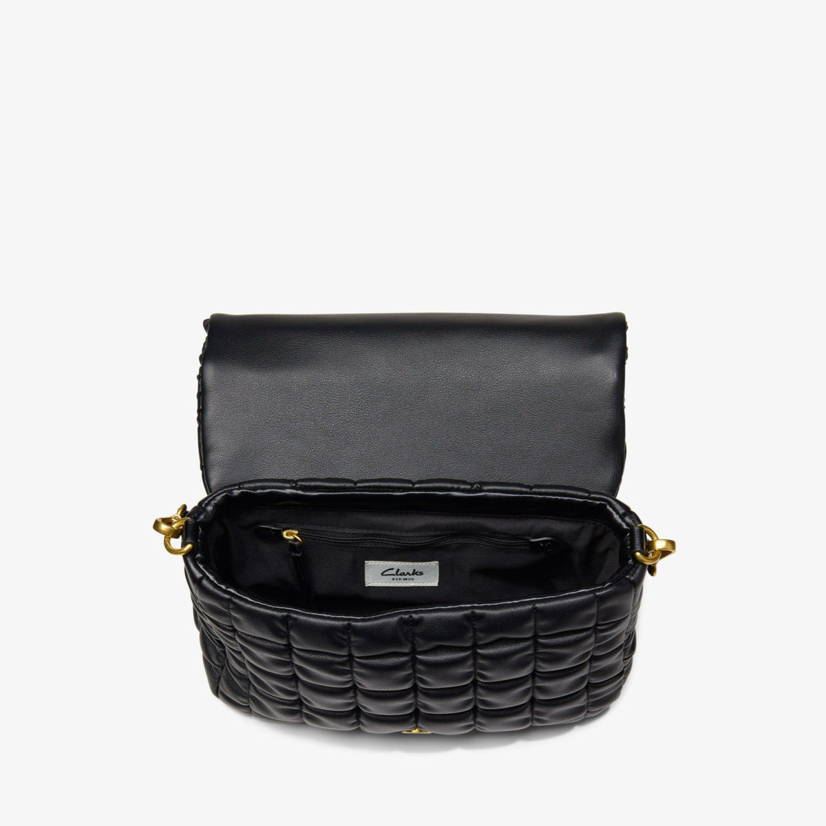 Clarks Recommended / Quilted Cross Black
