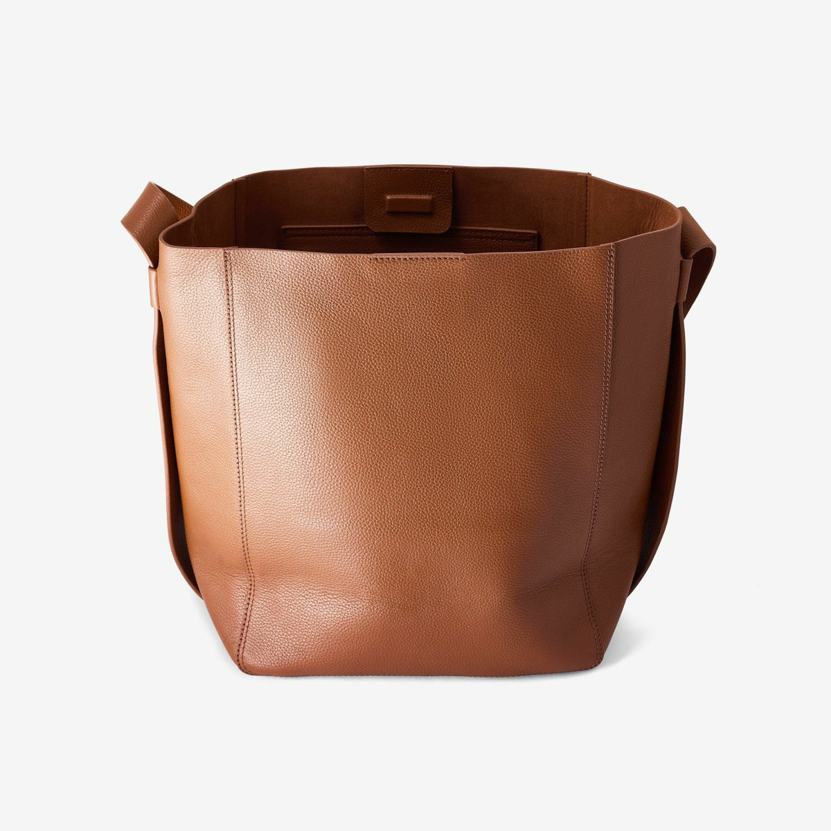 Clarks Best Seller / Bucket Tote Tan Leather