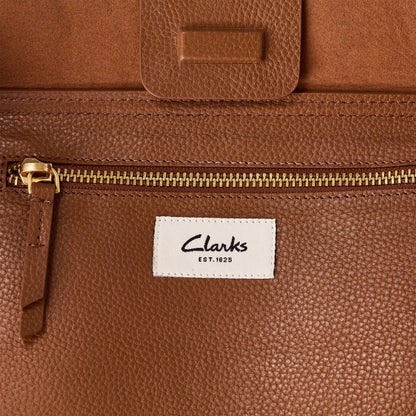 Clarks Best Seller / Bucket Tote Tan Leather