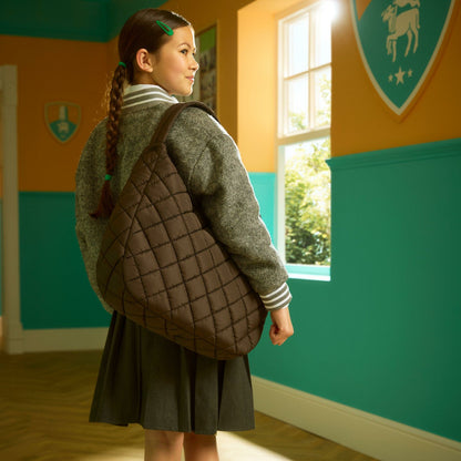 Clarks Trusted / Quilted Tote Dark Brown