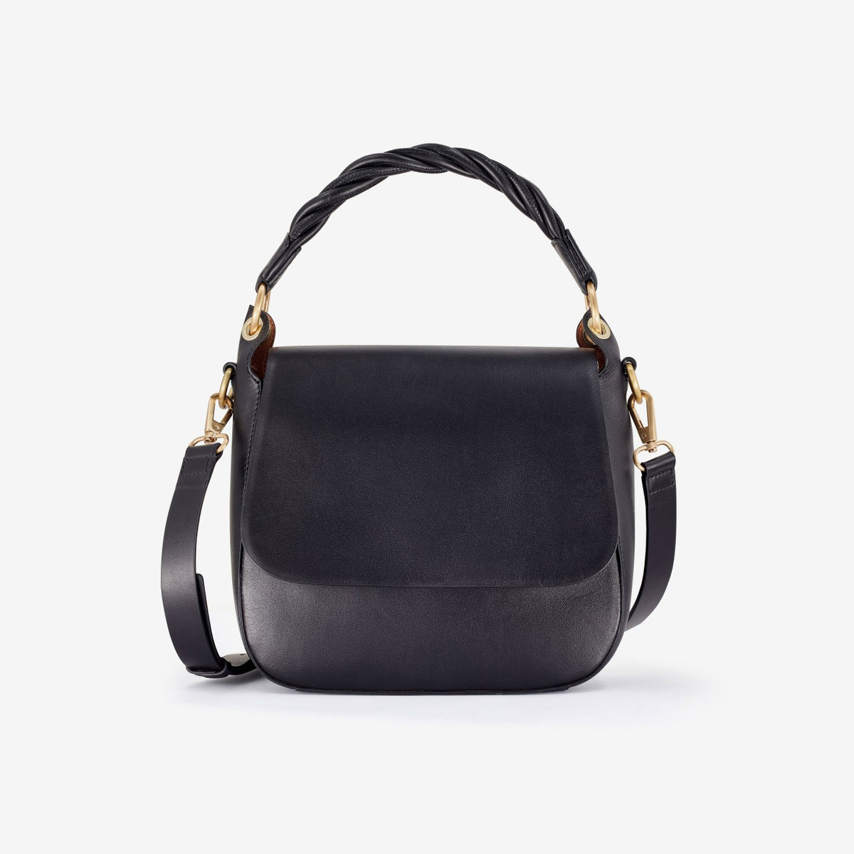 Clarks Trending / Twist Midi Black Leather