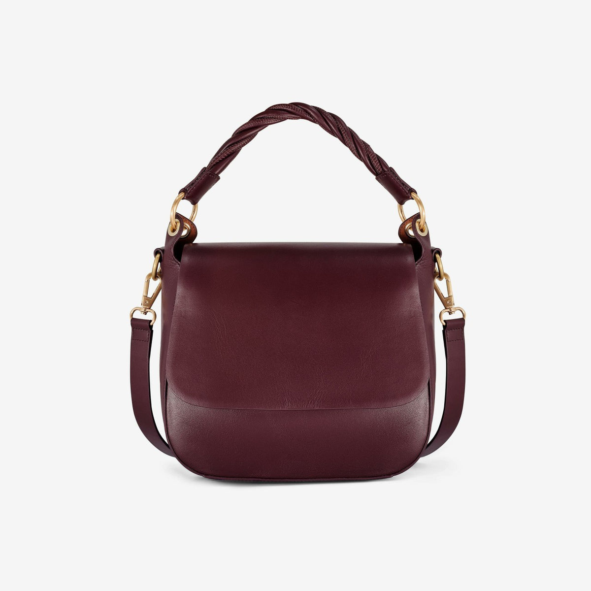 Clarks Trending / Twist Midi Burgundy Leather