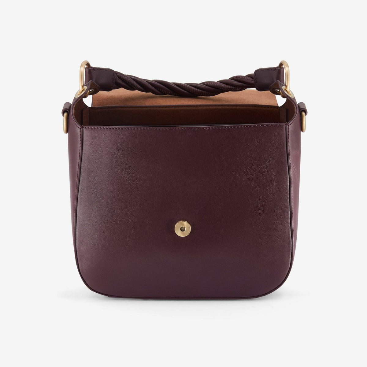 Clarks Trending / Twist Midi Burgundy Leather