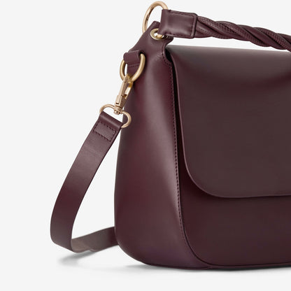 Clarks Trending / Twist Midi Burgundy Leather