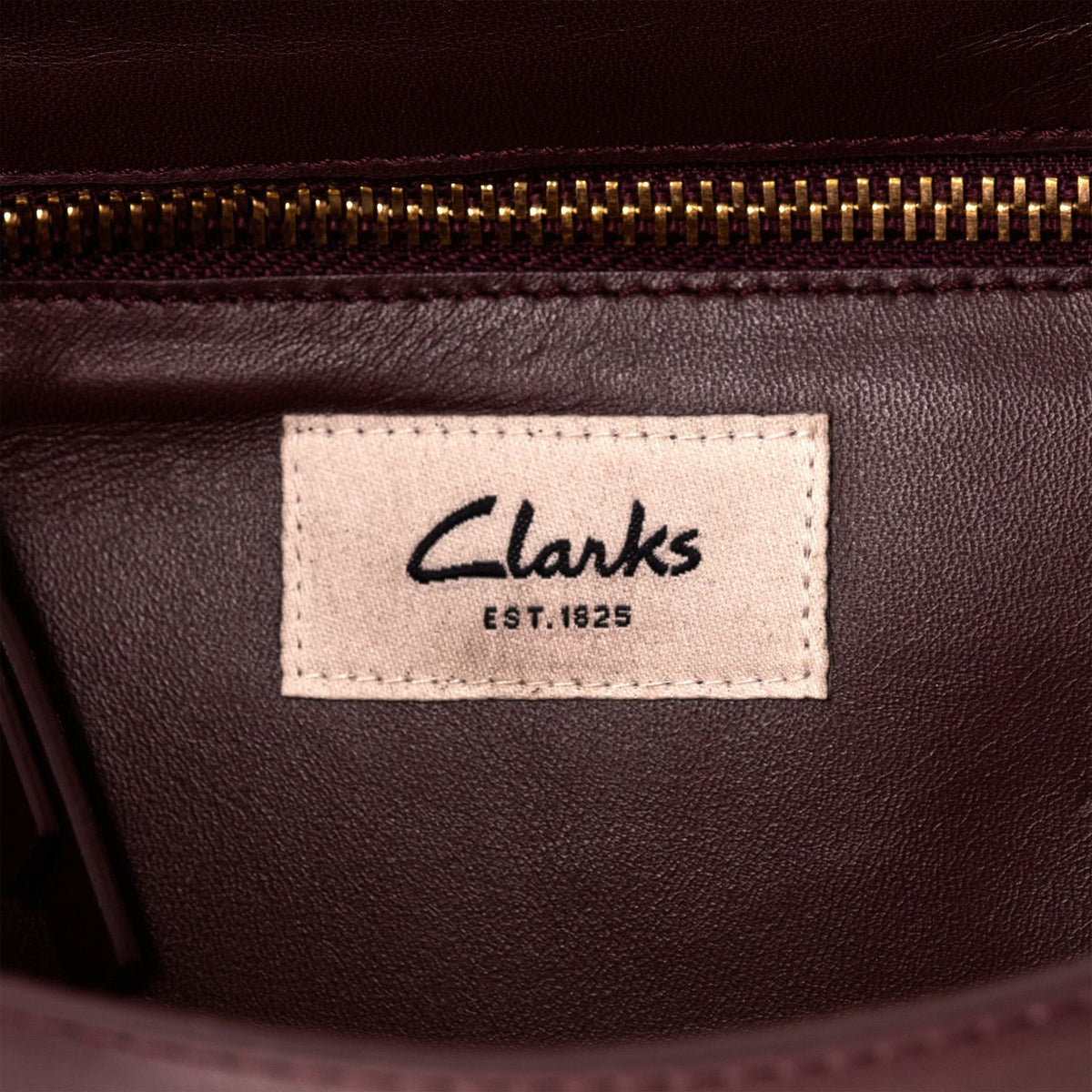 Clarks Trending / Twist Midi Burgundy Leather