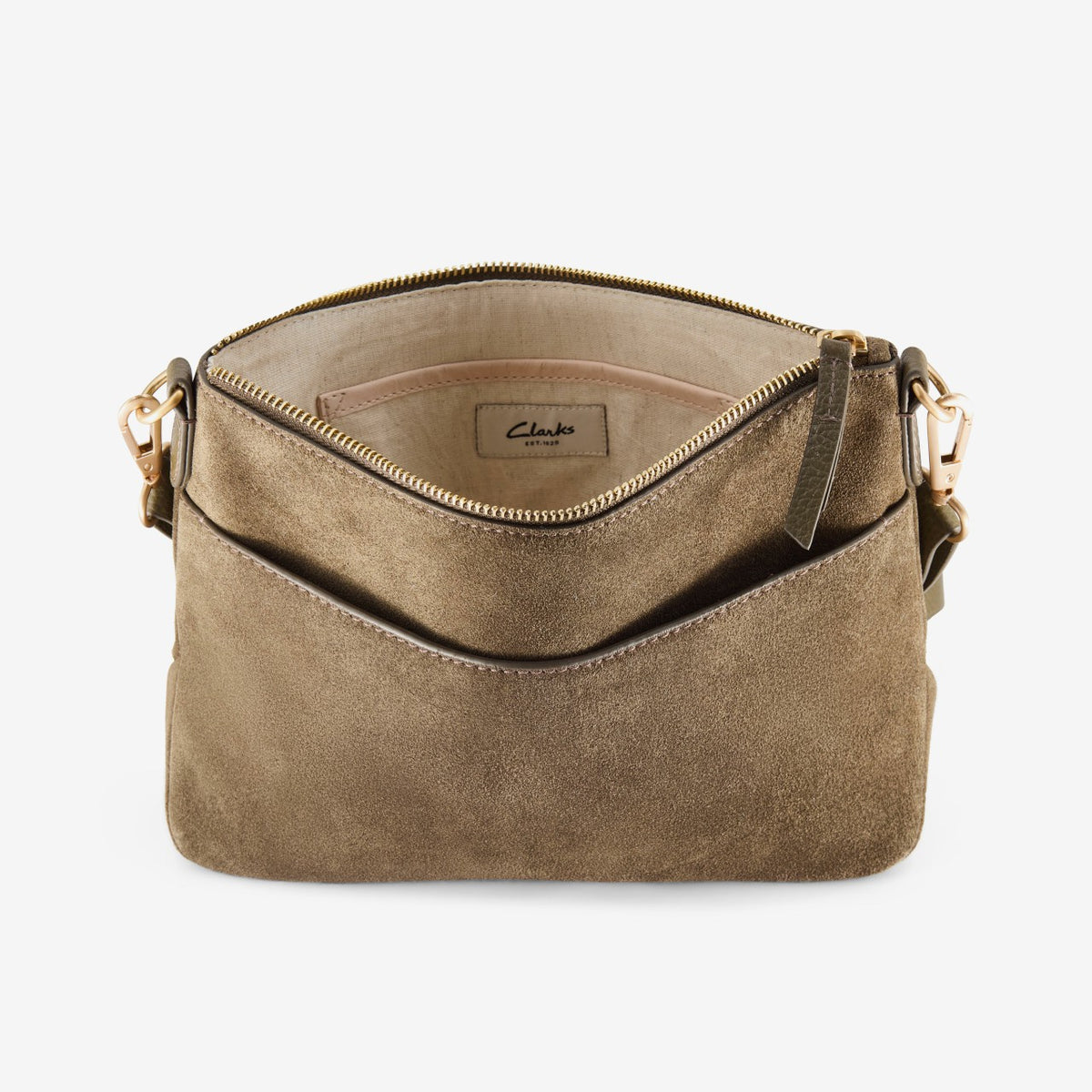 Clarks Best Price / Willow Cross Olive Suede
