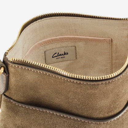 Clarks Best Price / Willow Cross Olive Suede
