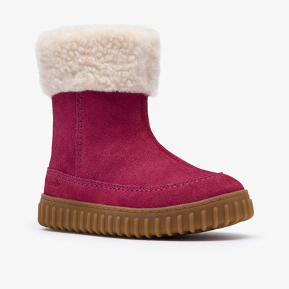 Clarks Exclusive / Cove Snug Toddler Berry Suede