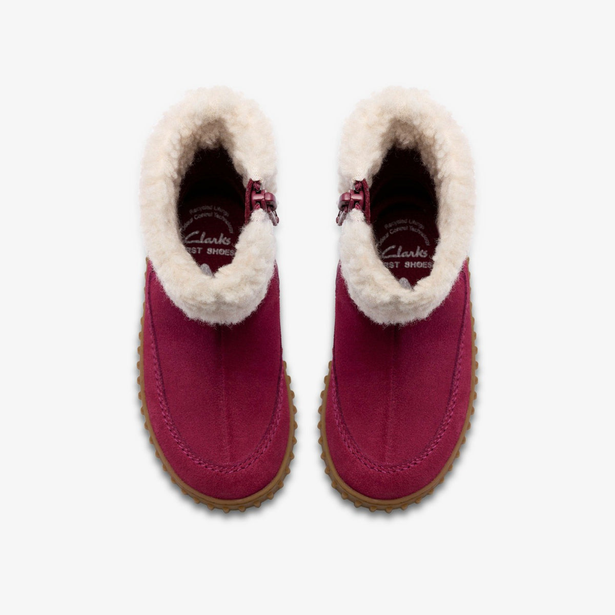 Clarks Exclusive / Cove Snug Toddler Berry Suede