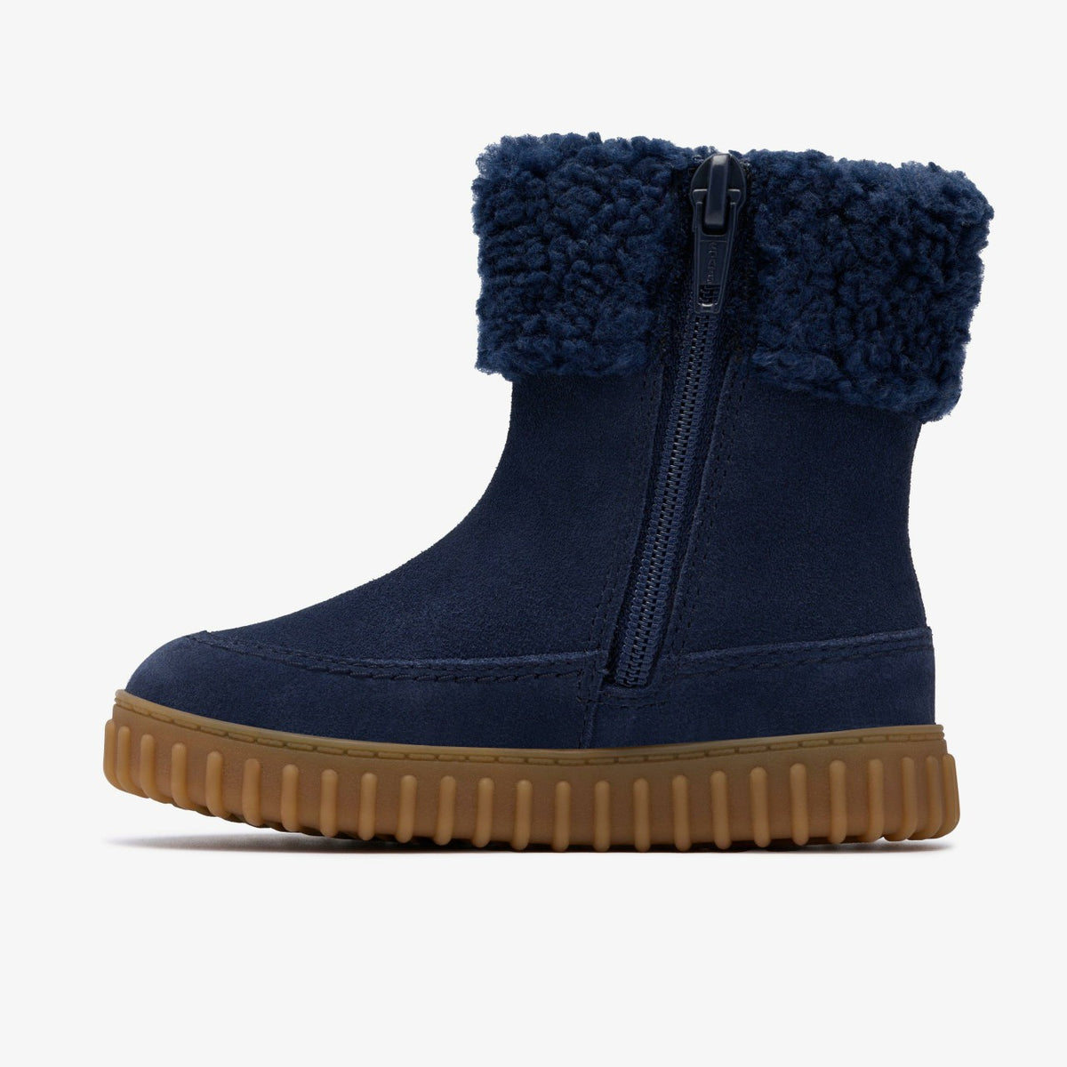 Clarks Best Seller / Cove Snug Toddler Navy Suede