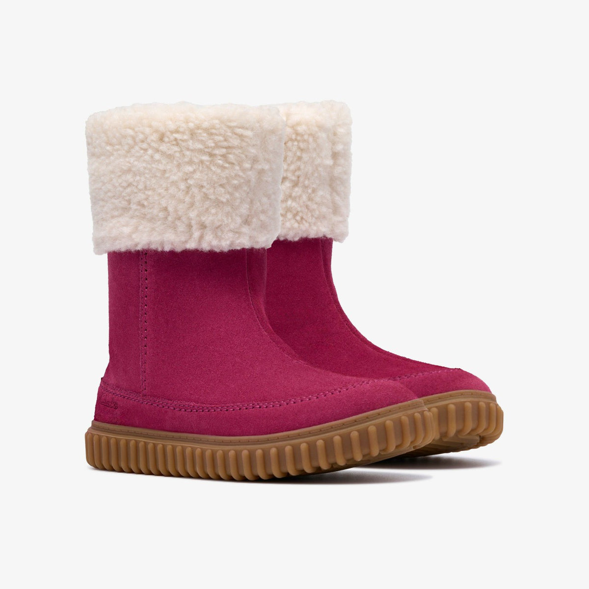 Clarks Great Value / Cove Snug Kid Berry Suede