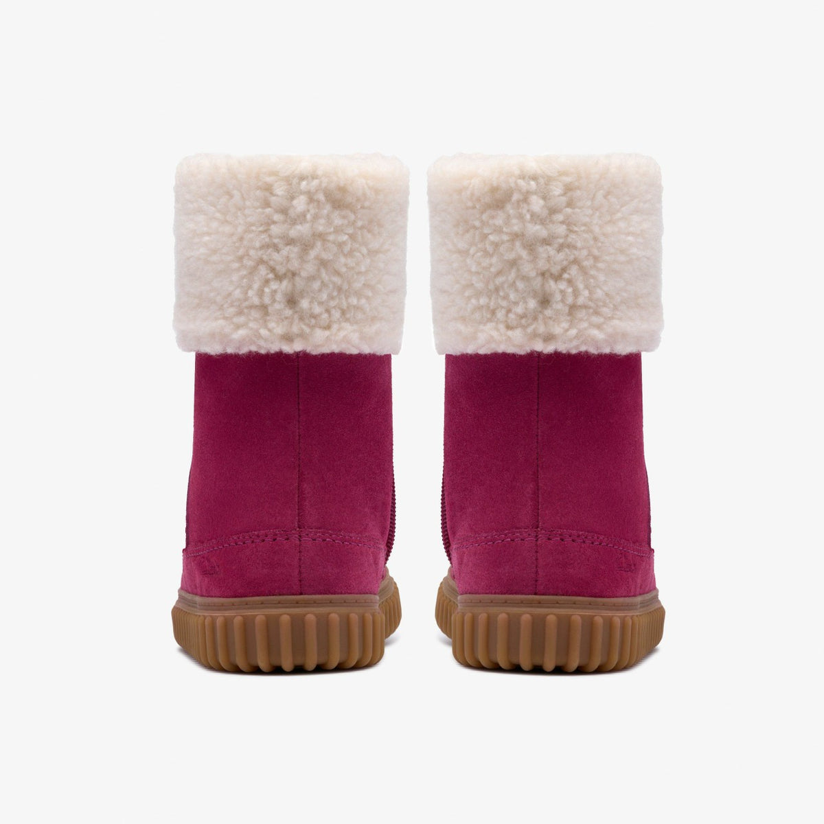 Clarks Great Value / Cove Snug Kid Berry Suede