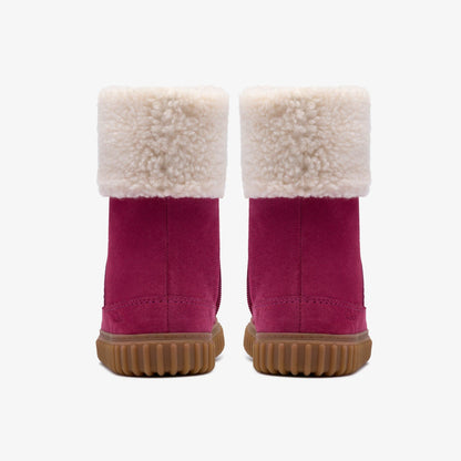 Clarks Great Value / Cove Snug Kid Berry Suede