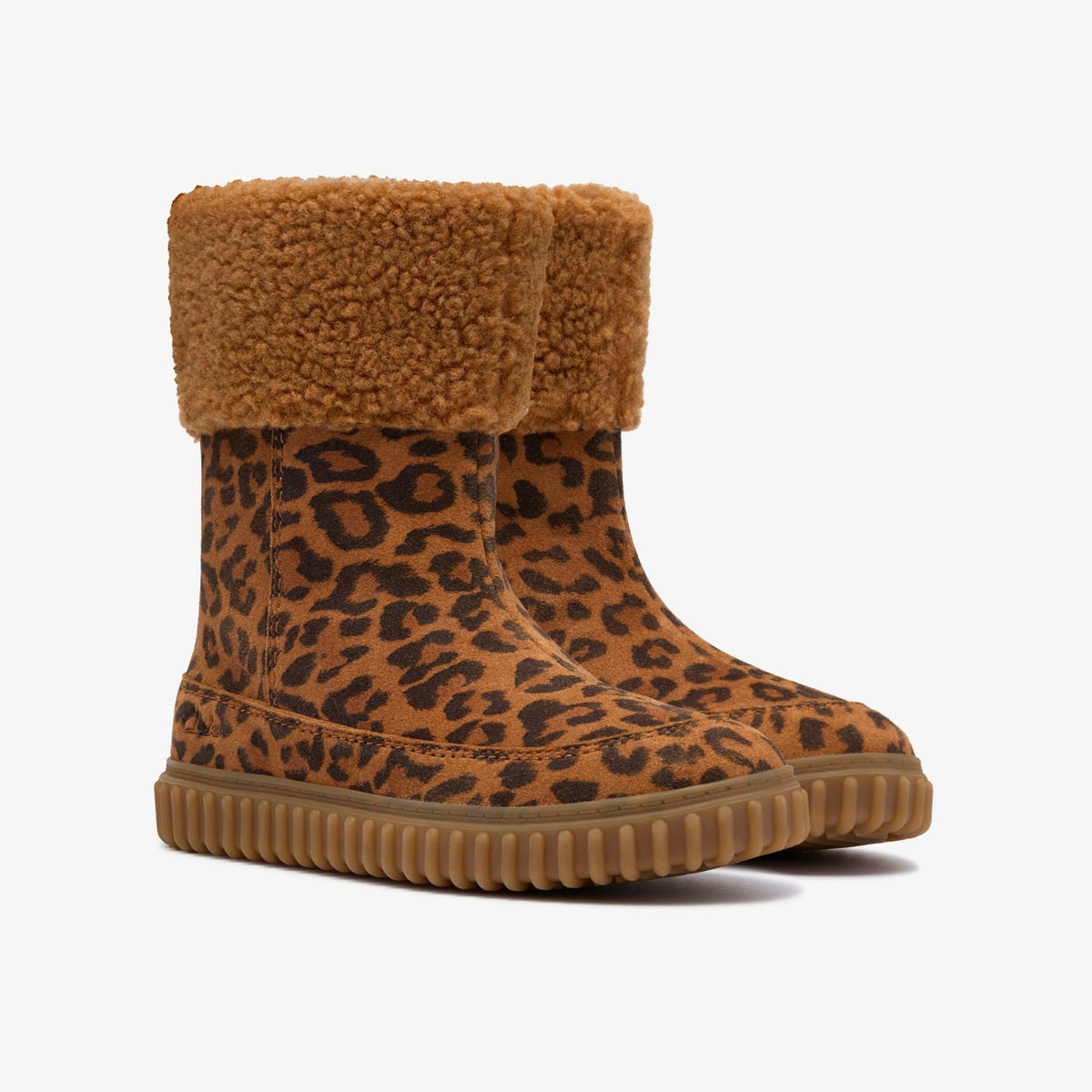 Clarks Essential / Cove Snug Kid Leopard Print