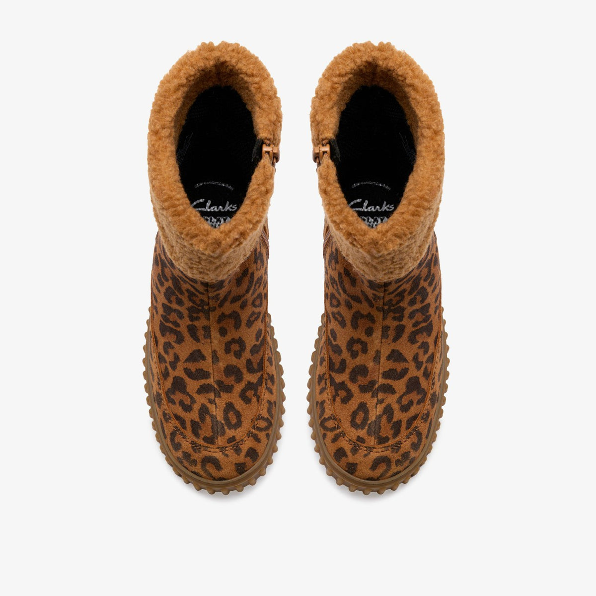 Clarks Essential / Cove Snug Kid Leopard Print
