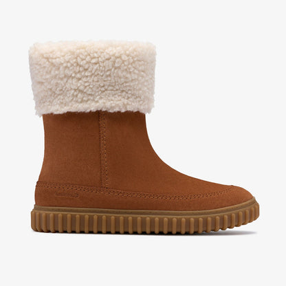 Clarks Value / Cove Snug Kid Tan Suede