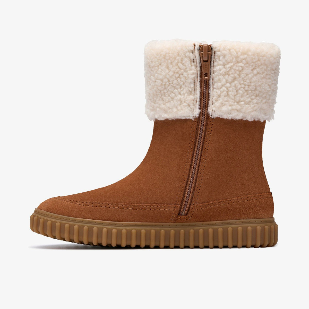 Clarks Value / Cove Snug Kid Tan Suede