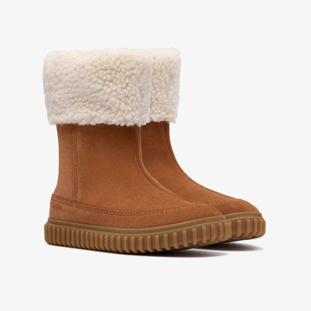 Clarks Value / Cove Snug Kid Tan Suede