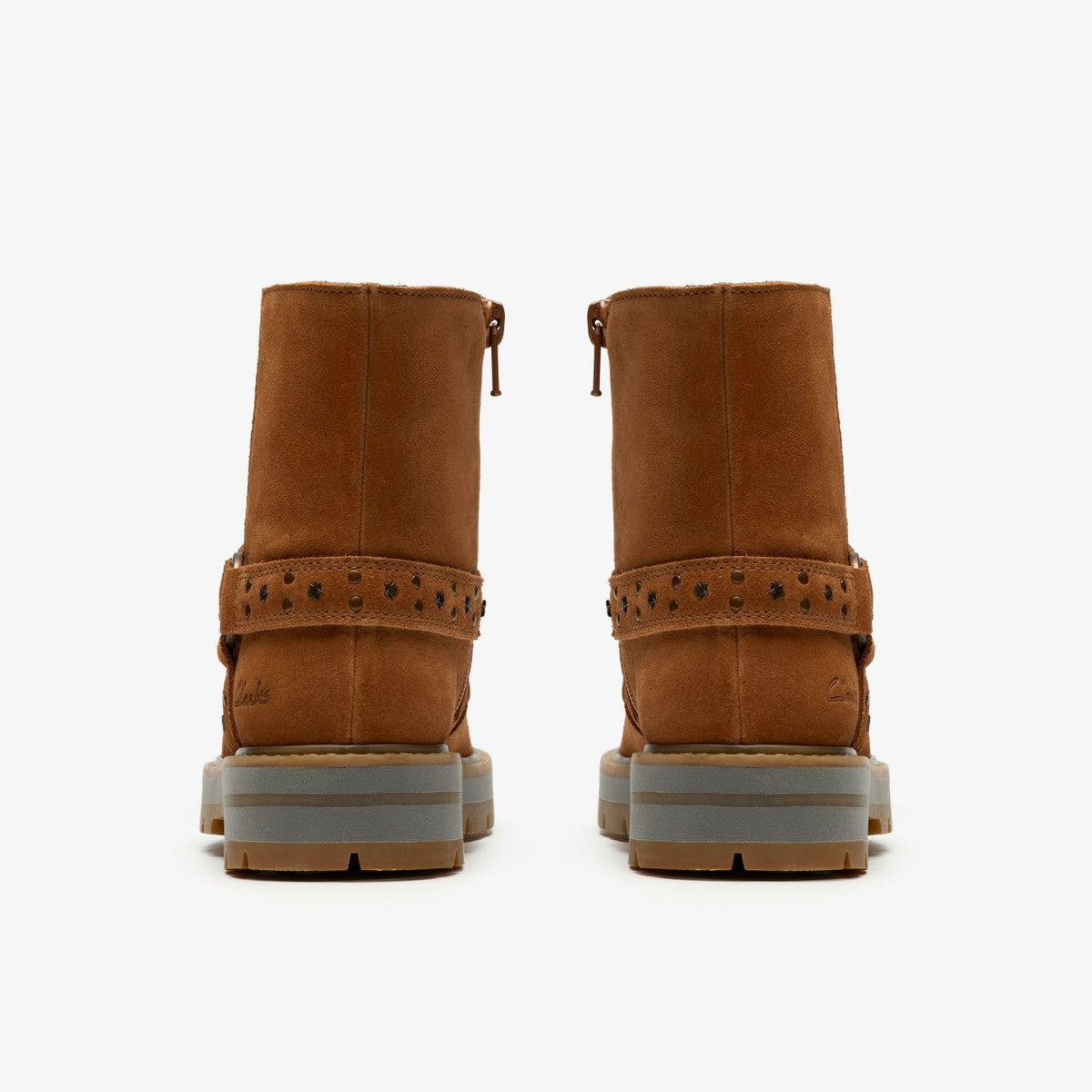 Clarks Deals / Prague Shine Kid Tan Suede