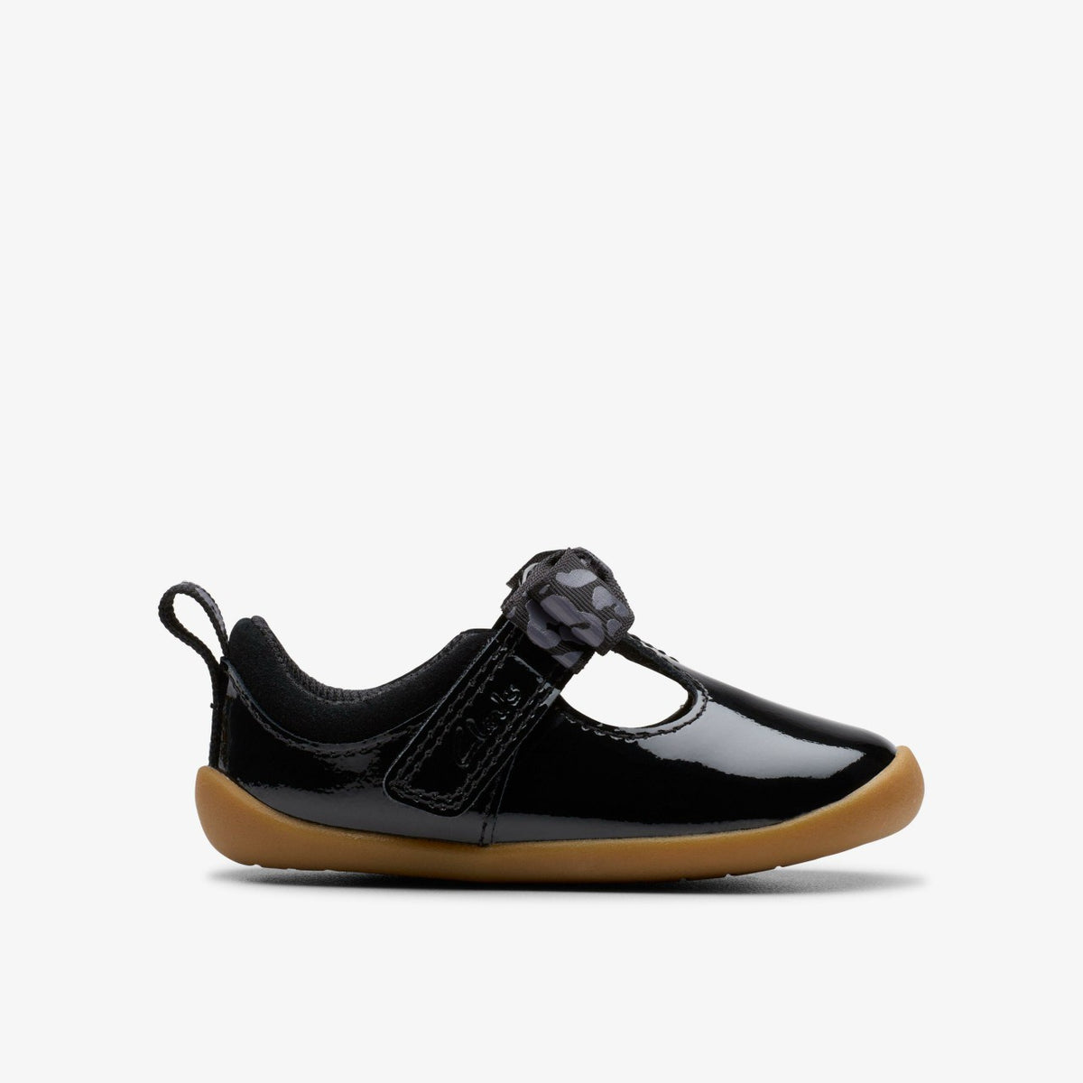 Clarks Classic / Roamer Trim Toddler Black Patent