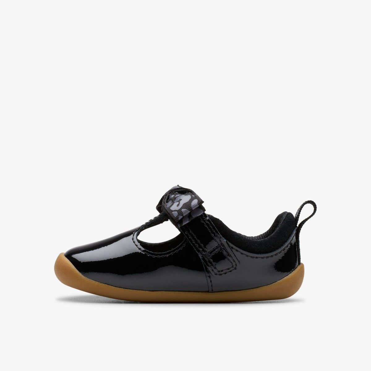Clarks Classic / Roamer Trim Toddler Black Patent