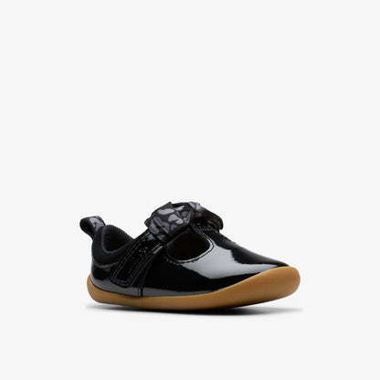 Clarks Classic / Roamer Trim Toddler Black Patent