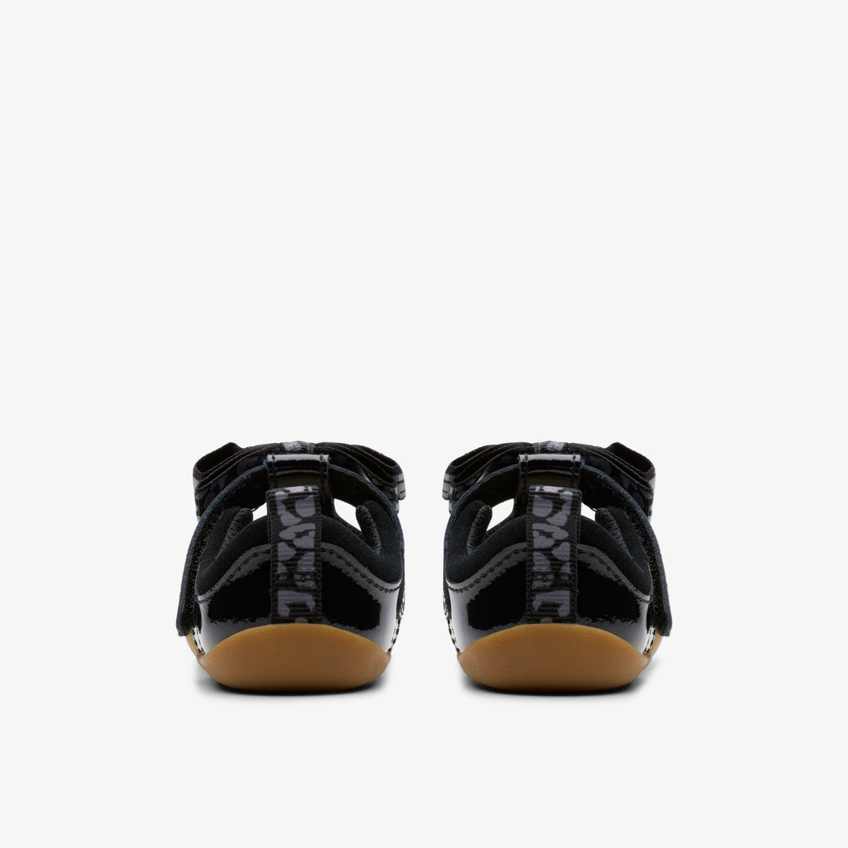 Clarks Classic / Roamer Trim Toddler Black Patent