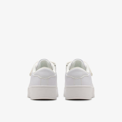 Clarks Discount / Barley Step Kid White/White