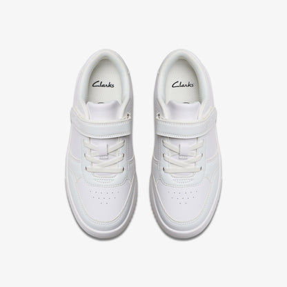 Clarks Discount / Barley Step Kid White/White