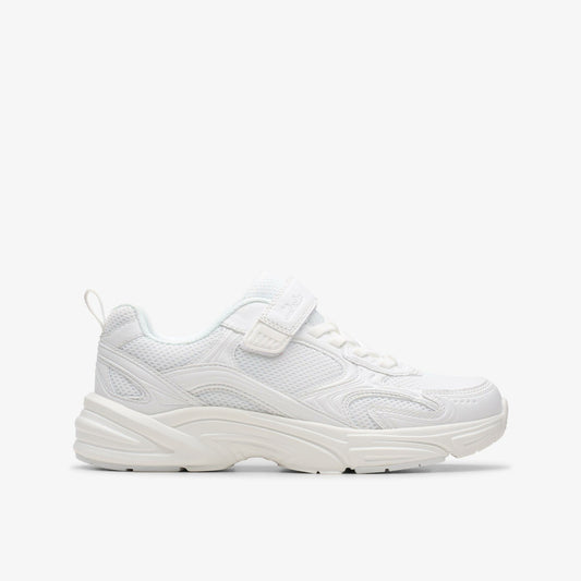 Clarks Signature / Crafton Move Kid White/White
