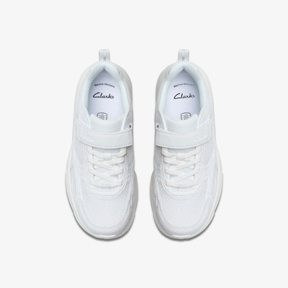 Clarks Signature / Crafton Move Kid White/White
